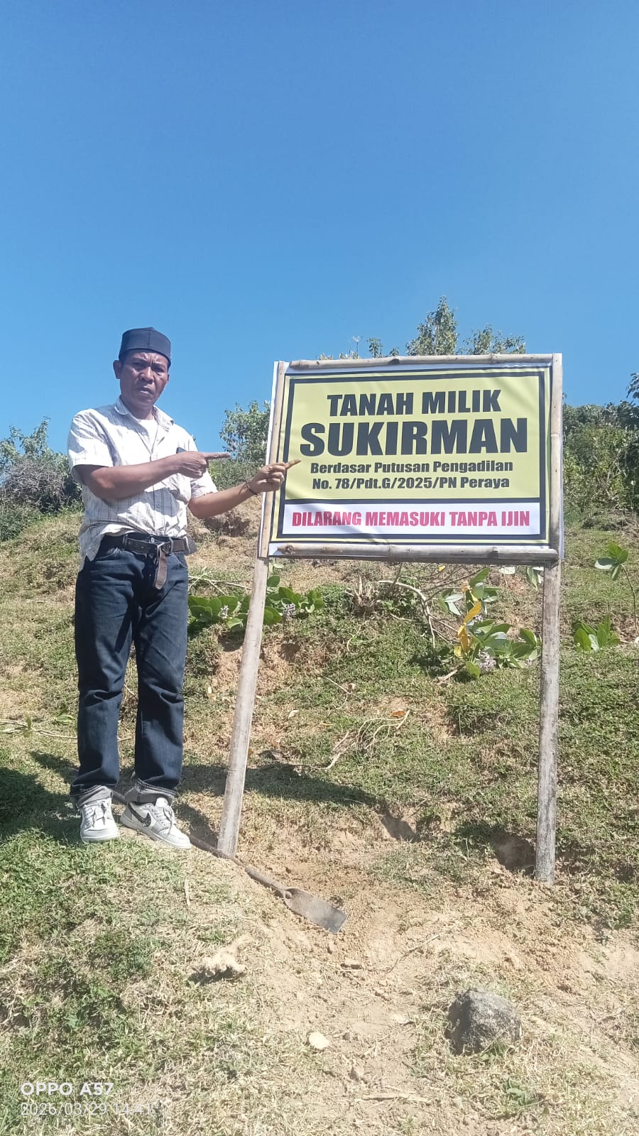 Diduga Dirampas, Tanah Sukirman di Are Guling Muncul Sertifikat Palsu? Putusan PN Praya Jadi Acuan